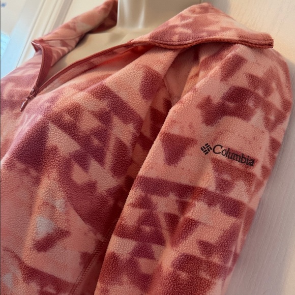 Columbia Women's Pink Geometric Cowl Sweater - Picture 4 of 4